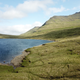 The lake on Eysturoy in which centuries-old sheep DNA was found.